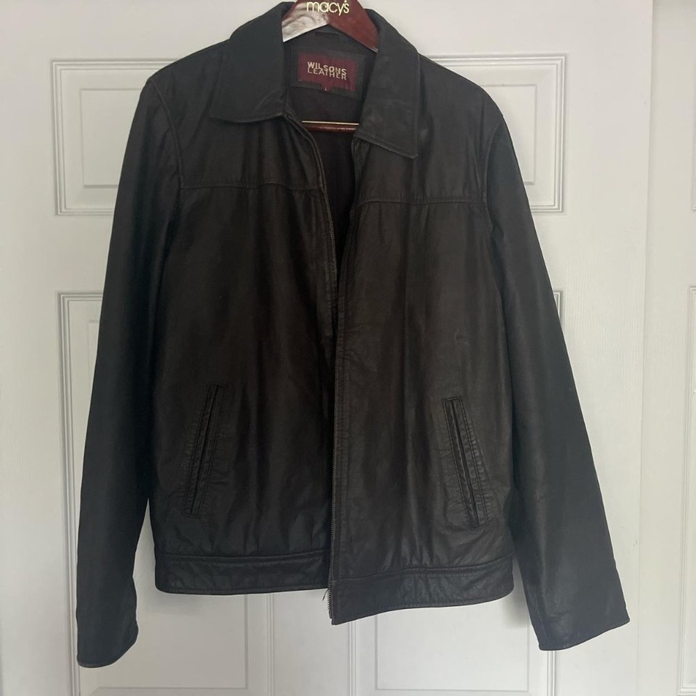 Wilsons Leather Brow Genuine Leather Size Large No Flaws true Vintage